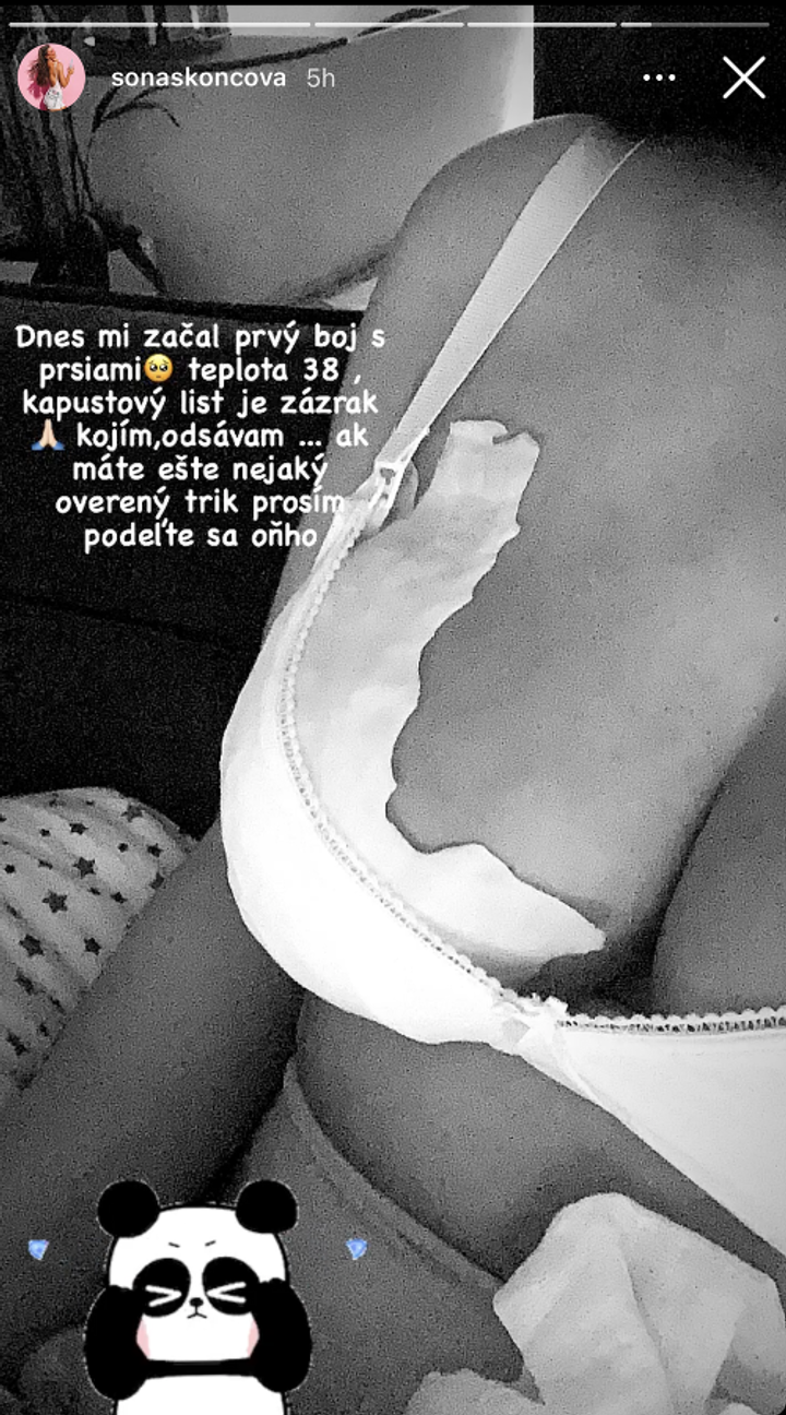 Soňa Skoncová - dojčenie